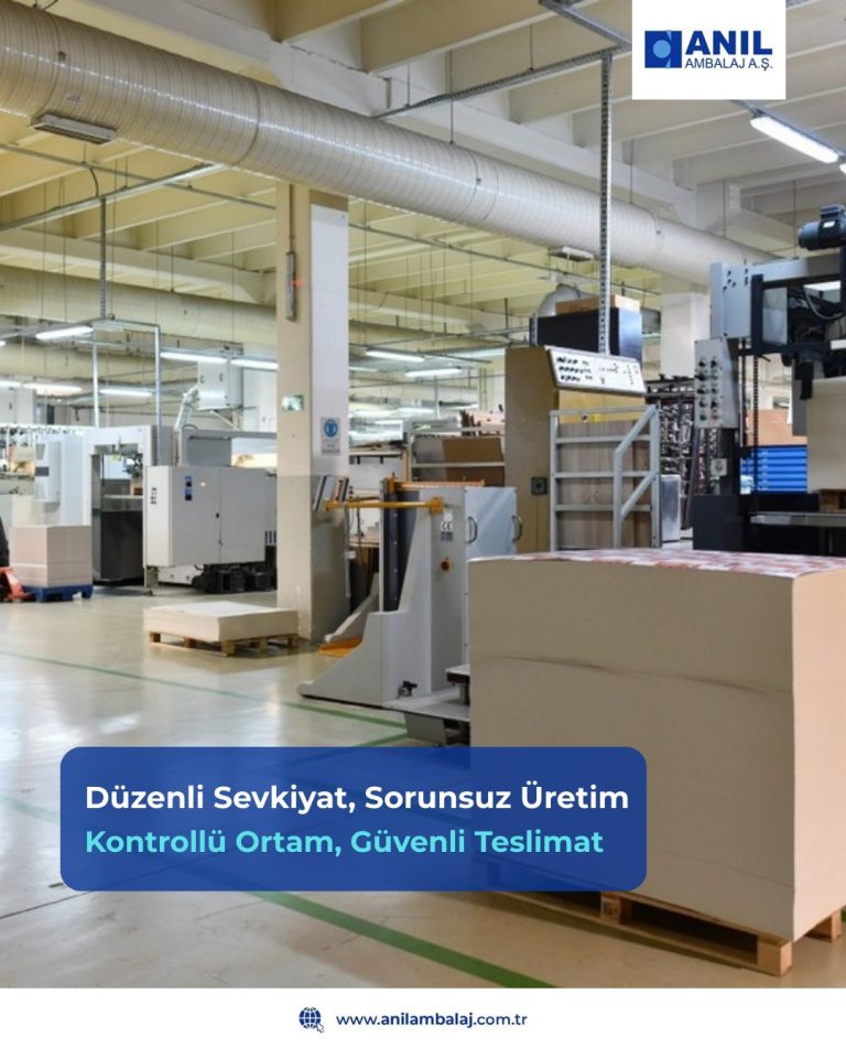 Düzenli sevkiyat, sorunsuz üretim